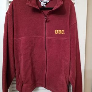 USC - Columbia Burgundy Fleece Jacket
